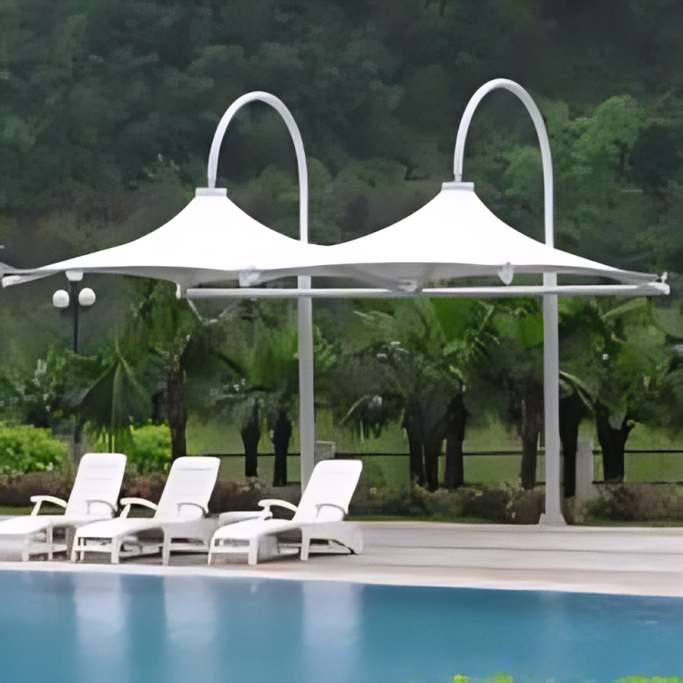 Swimming Pool Tensile Structure image 2